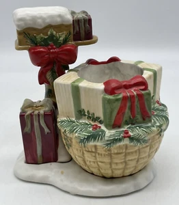 Yankee Candle Mailbox Christmas Presents Snow Votive Holder Winter Decoration - Picture 1 of 9