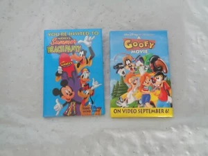 Disney - Goofy Movie & Mickey's Summer Beach Party - Video Promo Poster - Button - Picture 1 of 2