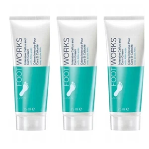 Avon Foot Cream Softening Calluses and Corns with AHA Acids 3x2.5 fl.oz - Picture 1 of 2