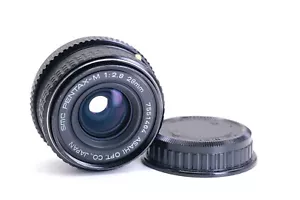 Pentax SMC-M 28mm F2.8 PK Mount Objektiv mit Rückdeckel, funktioniert super! - Bild 1 von 8