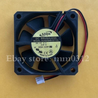 ADDA AD0605HB-D71GL 6015 DC5V 0.37A 6CM switch cooling fan - Image 1 of 2
