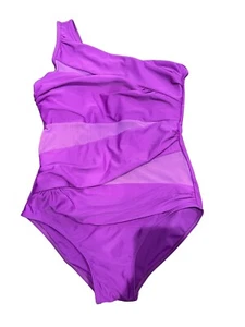 One piece swimsuit medium Purple NWOT - Picture 1 of 10