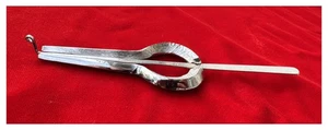 Indian Handmade Bass Morchang tuned to F# Sharp Bass Scale chrome Jawharp - Picture 1 of 9