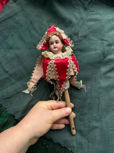 Alte Musikpuppe Kopf Keksbüste alles original "Pfeife" - Bild 1 von 19