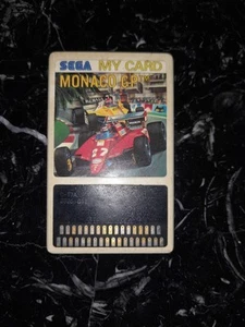 MONACO GP My Card Only SEGA Not Tested Sold As Is  - Picture 1 of 2