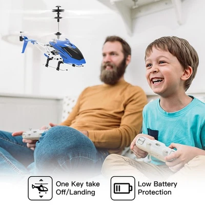 New SYMA RC Helicopter S107H w/ Altitude Hold Mini Helicopter w/ Gyro Toys Gifts - Image 1 of 3