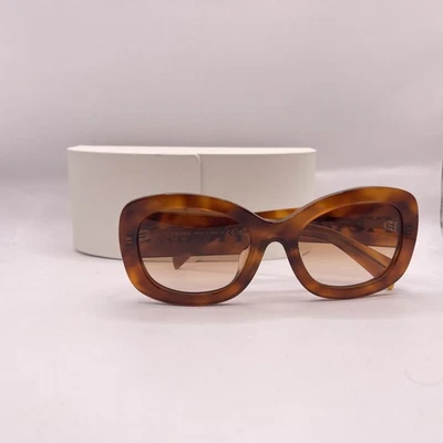 Gafas de sol Prada para mujer de gran tamaño ovaladas gruesas borde completo degradadas SPRA13D Habana Foto 1 de 4