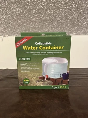 Coghlan's складной контейнер для воды, 5 галлонов кемпинг, спортивные команды, пикники - Изображение 1 из 4