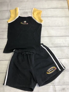 Vintage Caterpillar Racing Shirt Shorts Set Damen Small Racing Champions 90er - Bild 1 von 11