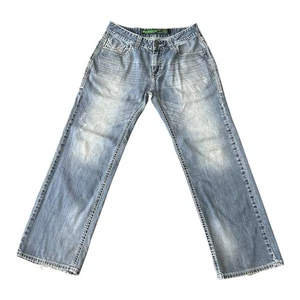 Pantalones de mezclilla Rock & Roll pistola regular de pierna recta para hombre 32x31 - Imagen 1 de 15