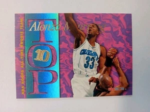 1995 SkyBox Top 10 All-Time Rookie Team Alonzo Lutto #AR6 Hornets Spedizione Gratuita!! - Foto 1 di 2