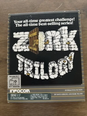 Zork Trilogy - IBM - Infocom - 5 1/4 & 3 1/2 Format Disketten - Bild 1 von 4