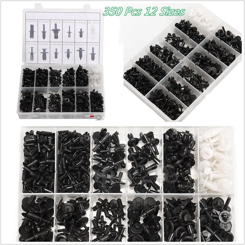 350 X Panel interior de carrocería de automóvil Pasador de empuje Remache Clip de ajuste Surtido Foto 1 de 4