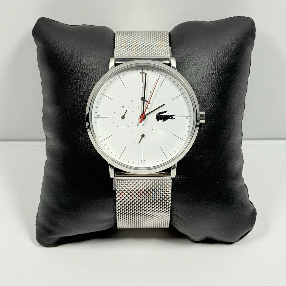 Мужские часы Lacoste Moon 2011025 многофункциональный циферблат с сетчатым ремешком из нержавеющей стали - Изображение 1 из 4