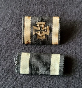 Iron Cross Reminders 1914 German Empire WW1 German Cross Ribbon Bar - Picture 1 of 3