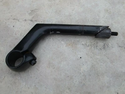 Vintage Riser Stem 1" Handlebars Bicycle 22.2mm, Black - Image 1 of 2