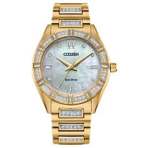 EM1022-51D Citizen Eco-Drive Women's Gold-Tone 34MM Watch - Picture 1 of 2