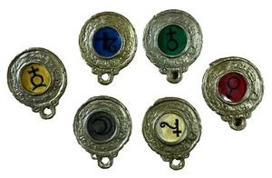 Juego de Cartas Juego de Mesa Wizardology: Pieza de Repuesto: 6 Amuletos - Imagen 1 de 1