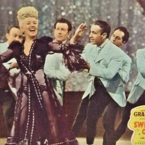 Biglietto titolo vintage Betty Grable & Robert Young ~ Sweet Rosie O'Grady - Foto 1 di 3