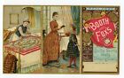 QUILTS SKIRTS VESTS & DRESSING GOWNS 1884 CLOTHING TRADE CARD FOLDER LONDON UK