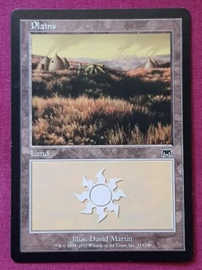 Magic The Gathering ONSLAUGHT PLAINS 333 land card MTG - Picture 1 of 2