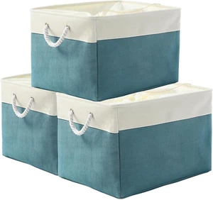 Storage Bin for Shelves - Extra Jumbo 3 Pack 20.5L×15.7W×13.8H Storage Basket fo - Picture 1 of 12
