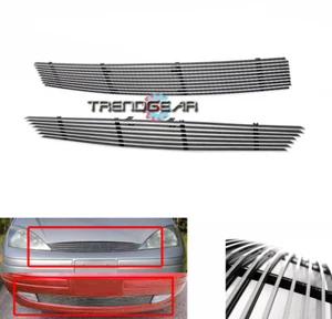 1998-2004 FORD FOCUS UPPER+BUMPER BILLET GRILLE COMBO 2001 2002 2003 ZX3 ZX5 ZTW - Picture 1 of 1