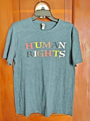 Next Level Mujeres DERECHOS HUMANOS Camiseta Azul Salmos 33:5 MLK Jr MEDIANA ENVÍO GRATUITO Foto 1 de 4