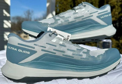 Zapatos para correr Salomon Ultra Glide para mujer talla 8,5 piedra azul/perla Trail Distance Foto 1 de 4