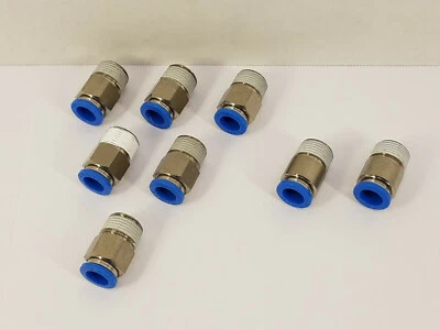 Festo QS Push-In Fitting Lot - (6) QS-1/2-10 (190646), (2) QS-1/2-10-I (190648) - Image 1 of 4