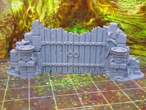 Tempio della giungla ingresso porte cancello paesaggio terreno sparso modello stampato in 3D - Foto 1 di 9