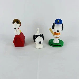 McDonalds Happy Meal Toy Peanuts Flying Ace Snoopy~ lot Of 3 different figures - Picture 1 of 7