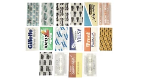 16-Blade Sampler: Feather, Derby, Gillette, Astra, Nacet, Bic & Minora - Picture 1 of 1