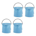  4 Pcs Rubber Pencil Holder Child Buckets for Resin Moulds Silicone