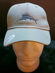 Tommy Bahama Hat Cap Strap Back Light Grey Marlin Rope Mesh Golf Trucker - Picture 1 of 5