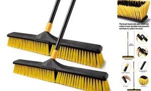 24 inch Push Broom Brush Stiff Bristles Heavy-Duty Outdoor Commercial for - Picture 1 of 7