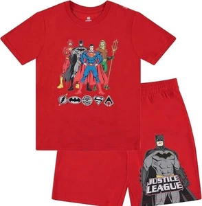 Justice League Boy's T-Shirt and Shorts Bundle Set- Little and Big Boys... - Picture 1 of 9