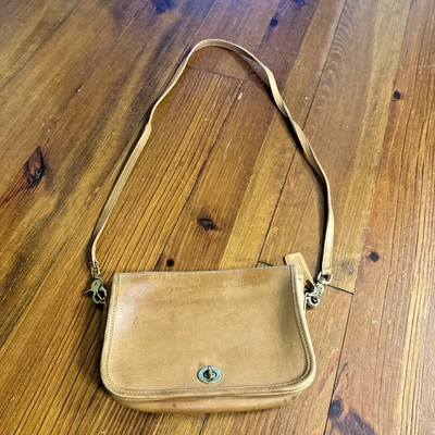 Bandolera Coach vintage de cuero Penny Foto 1 de 4