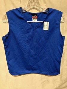 Alleson Athletics Women’s Spirit Cheer Shell Royal Blue Size L NEW - Picture 1 of 2