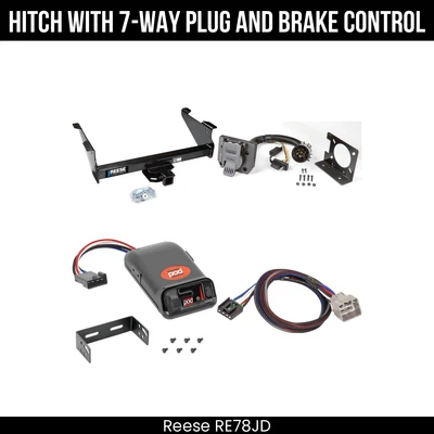 Control de freno de cableado paquete de remolque Reese para 03-24 Dodge Ram 2500 3500 03-08 Ram 1500 Foto 1 de 4