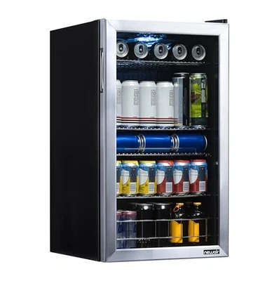 Refrigerador NewAir Beverage Refrigerador, 126 Latas Suporte Livre - Risco e Dente - Imagem 1 de 4