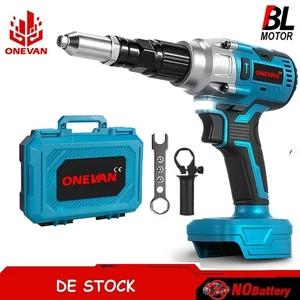 Pistola rivettatrice rivettatrice cieca pinza per rivetti senza batteria con valigetta per Makita 18 V - Foto 1 di 16