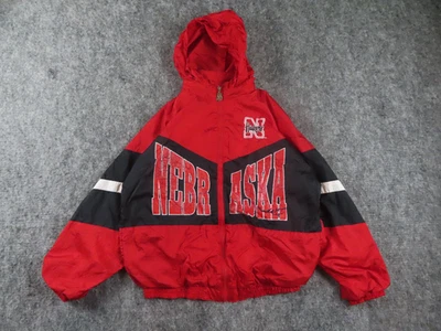 Chaqueta de Colección Nebraska Huskers Jóvenes Niños Grande 16-18 Roja Logo Grande Bloque de Color Foto 1 de 4