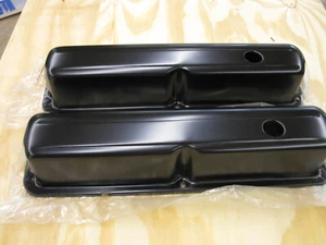 Ford FE 352 Black Engine Dress Up Kit Tall Valve Covers Red Washable Air Cleaner - Picture 1 of 8