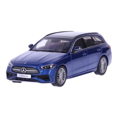 Mercedes Benz S 206 C Classe T Modèle AMG Line Spectral Bleu 1:43 Neuf OVP - Photo 1/2
