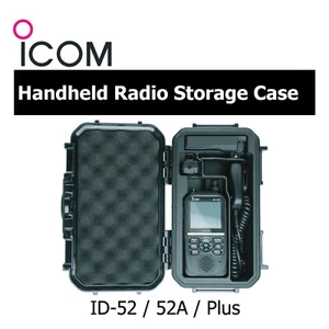 Icom ID-52A ID-52 Plus Handheld Portable Radio Storage Case Battery Antenna - Picture 1 of 6