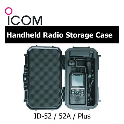 Icom ID-52A ID-52 Plus Handheld Portable Radio Storage Case Battery Antenna - Image 1 of 4