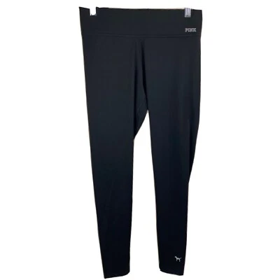 * Pink by Victorias Secret - Black Nylon - Ultimate High Waist Legging - Image 1 of 4