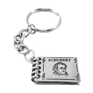 New Road Novelties Premium Pewter Keychain: Franz Schubert-Gift Box Included