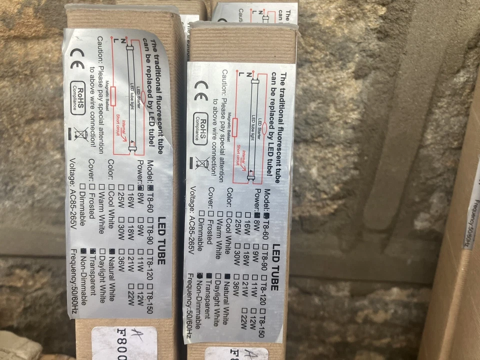 2ft led T8 tube lights - Image 1 of 1